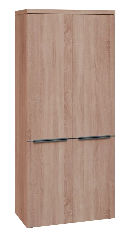 SIN 5 - 84D kancelářská skříň, 4-dveřová, 1820x800x400, dub bardolino